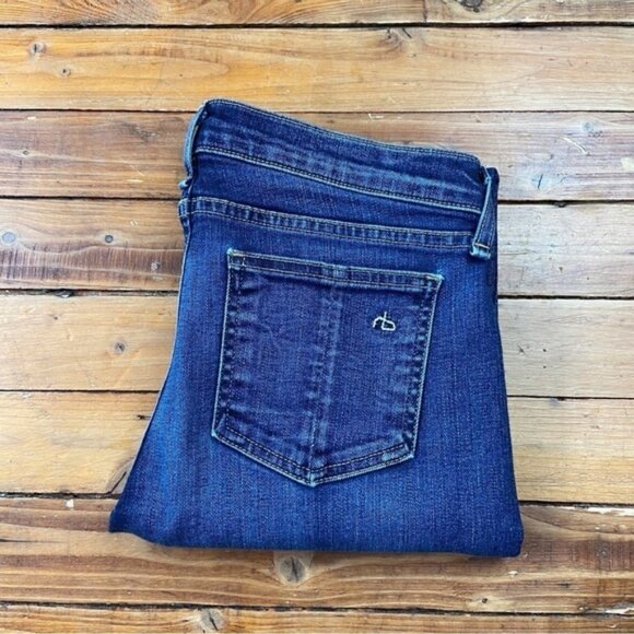 Rag bone mid rise skinny jeans stretchy denim medium rise blue size 26 - Picture 7 of 12
